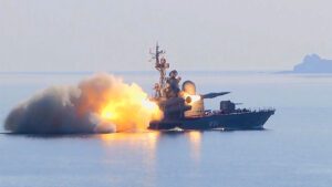 Russia fires cruise missiles in waters off Japan during a training exercise